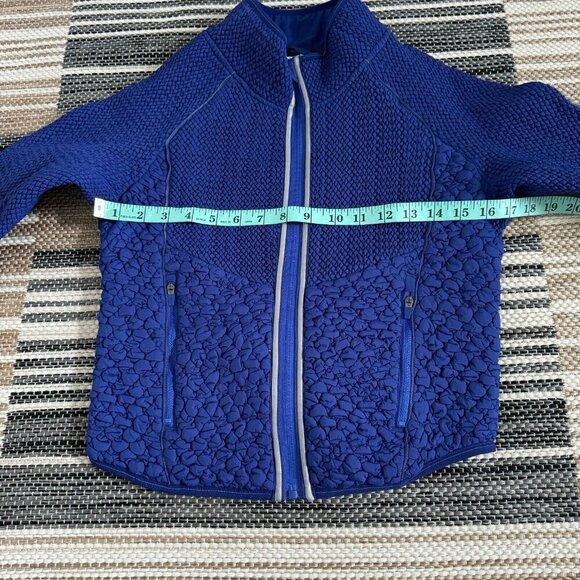 Free People Movement Smock Show Packable Run Jacket Sweat-Wicking Blue Small - Picture 14 of 15